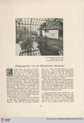 Pädagogisches von der Düsseldorfer Akademie