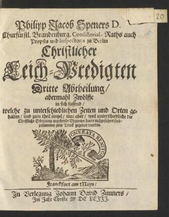 3: Zwölff Christliche Leichpredigten