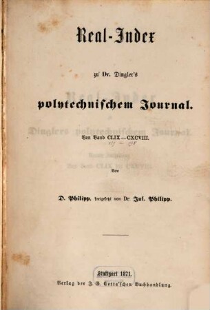 Polytechnisches Journal. [198,a]. 1871