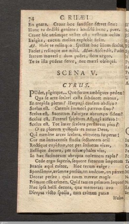 Actus Secundus: Scena V.