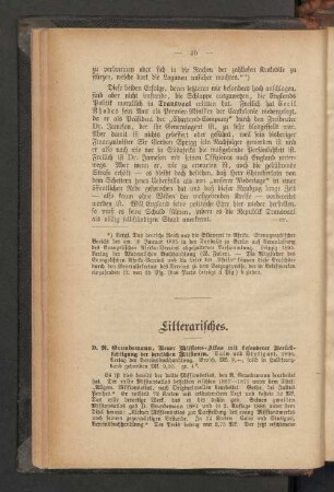 Litterarisches