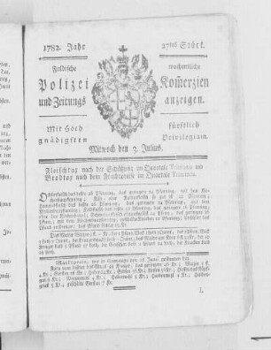 27tes Stück., Ausgabe vom 3. Juli 1782