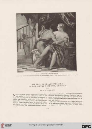 Die Italiener-Ausstellung in der Royal Academy, London