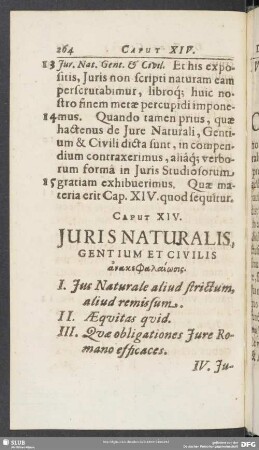 Caput XIX. Iuris Naturalis, Gentium Et Civilis ...