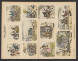 Kriegs- und Friedensbilder : aus vergangener Zeit