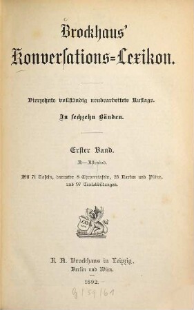 Brockhaus' Konversations-Lexikon : in sechzehn Bänden, 1