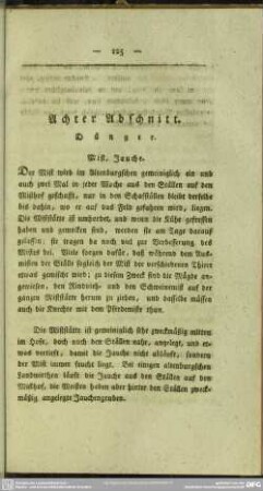 Achter Abschnitt. Dünger