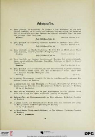 Schutzwaffen (Nr. 894-920)