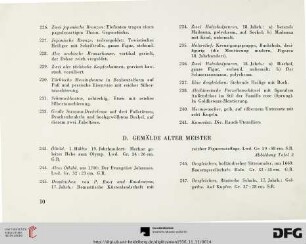 D: Gemälde Alter Meister (Nr. 243-263)
