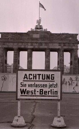 Berlin-West - Brandenburger Tor