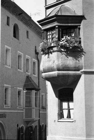 Laufen, Salzach: alter Erker
