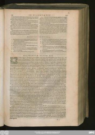 Argumentum Psalmi XIX.