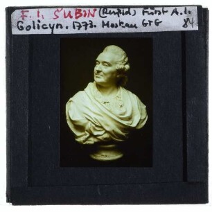 Schubin, Büste Alexander Michailovitch Golitsyn