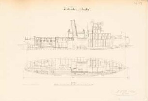 Eisbrecher »Brahe«: Schnitte 1:100