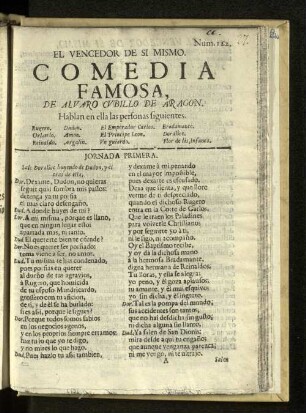 El vencedor de si mismo : comedia famosa