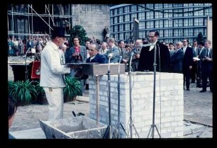 Grundstein K.W.-Ged. Kirche 9.5.59.