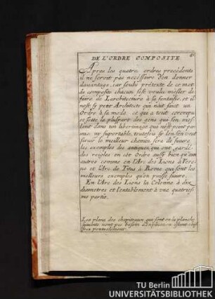 De l'ordre composite