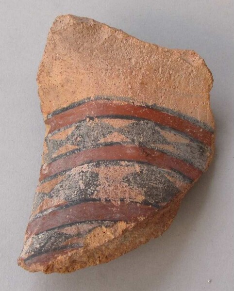 Fragment of a clay vessel