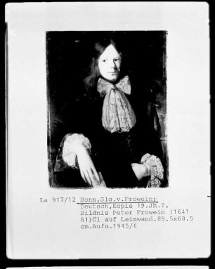 Bildnis Peter Frowein (1641-1681)