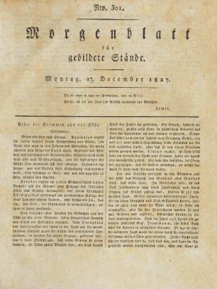 1827: Nro. 301
