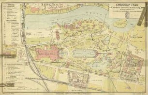 Offizieller Plan der Berliner Gewerbe-Ausstellung 1896