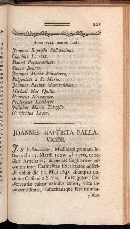 Anno 1714. mortui sunt:[...]