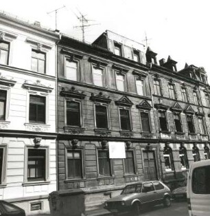 Zwickau-Nordvorstadt, Hölderlinstraße 11/13. Doppelwohnhaus (1886)
