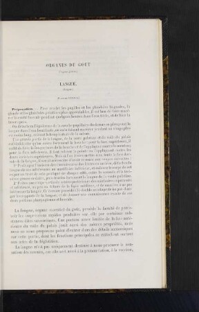 Organes du gout