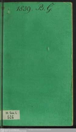 25.1839: Jahresbericht der Sächsischen Bibel-Gesellschaft