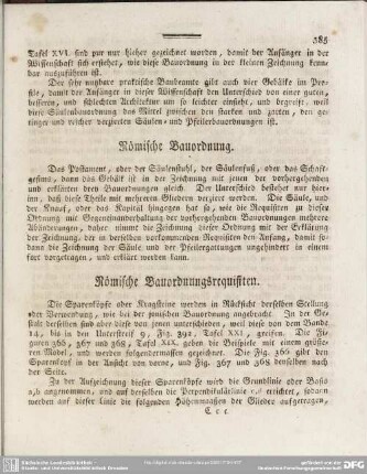Römische Bauordnung