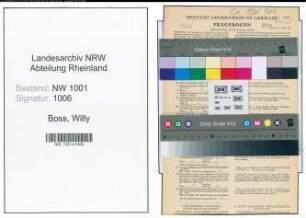Entnazifizierung Willy Boss, geb. 25.12.1916 (Baecker)