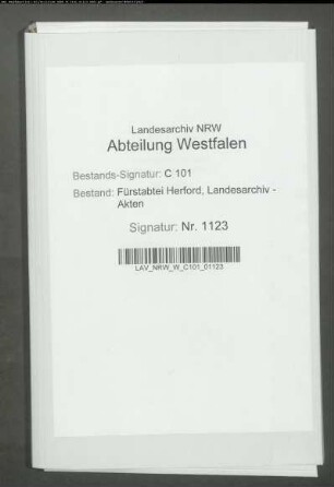 Korrespondenz zur Wahl der Prinzessin Friderike Charlotte Leopoldine Luise von Brandenburg-Schwedt zur Koadjutorin