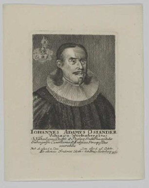 Bildnis des Iohannes Adamvs Osiander