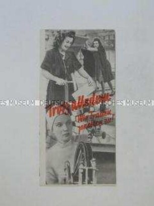 Illustrierte Propagandaschrift der SED zu den Wahlen 1946 mit Ausrichtung auf die Frauen