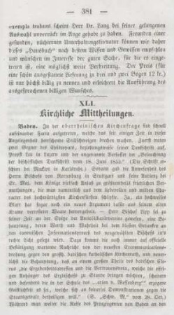 381-384 Kirchliche Mittheilungen