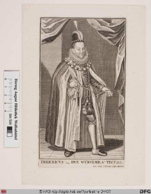 Bildnis Friedrich I., Herzog von Württemberg (reg. 1593-1608)