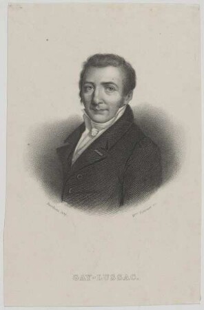 Bildnis des Joseph Louis Gay-Lussac