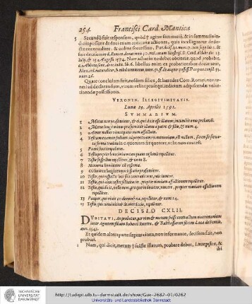 Decisio CXLII