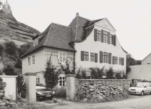 Radebeul, Am Jacobstein 40. Winzerhaus "Fliegenwedel" (um 1750)