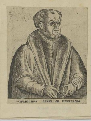Bildnis des Gulielmus ab Henneberg