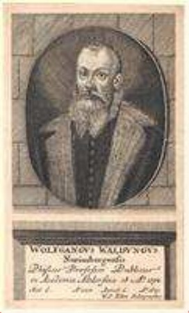 Wolfgang Waldung, Nürnberger, Professor für Physik in Altdorf; geb. 1554; gest. 1621