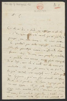 Brief an Léon Herz : 10.11.1860