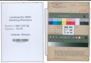 Entnazifizierung Richard Volkmer , geb. 30.03.1916 (Angestellter)