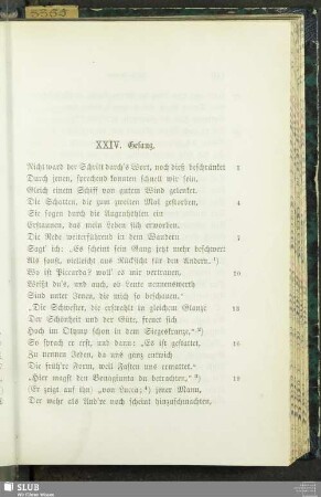 XXIV. Gesang