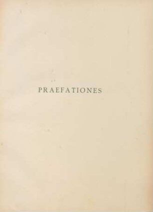 Praefationes