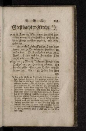 Geesthachter-Kirche.