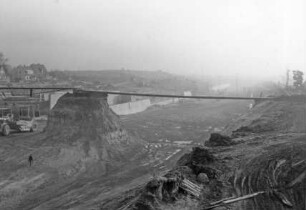 Bau der Kanalbrücke Rednitz und anderer Kanalüberführungen des Main-Donau-Kanals in der Haltung Kriegenbrunn