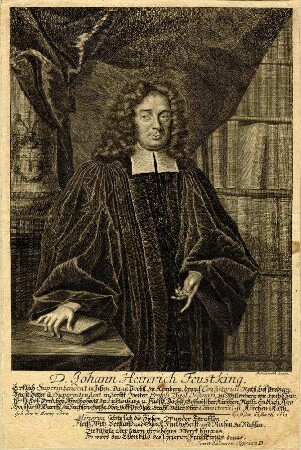 Bildnis von Johann Heinrich Feustking (1672-1713)