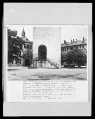 Schloss Friedrichsburg / Schloss Homburg — Weißer Turm