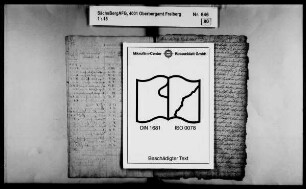 Vorschläge zur Fortführung der Dörnthaler Wasserleitung und zur Erweiterung der Kunstgräben